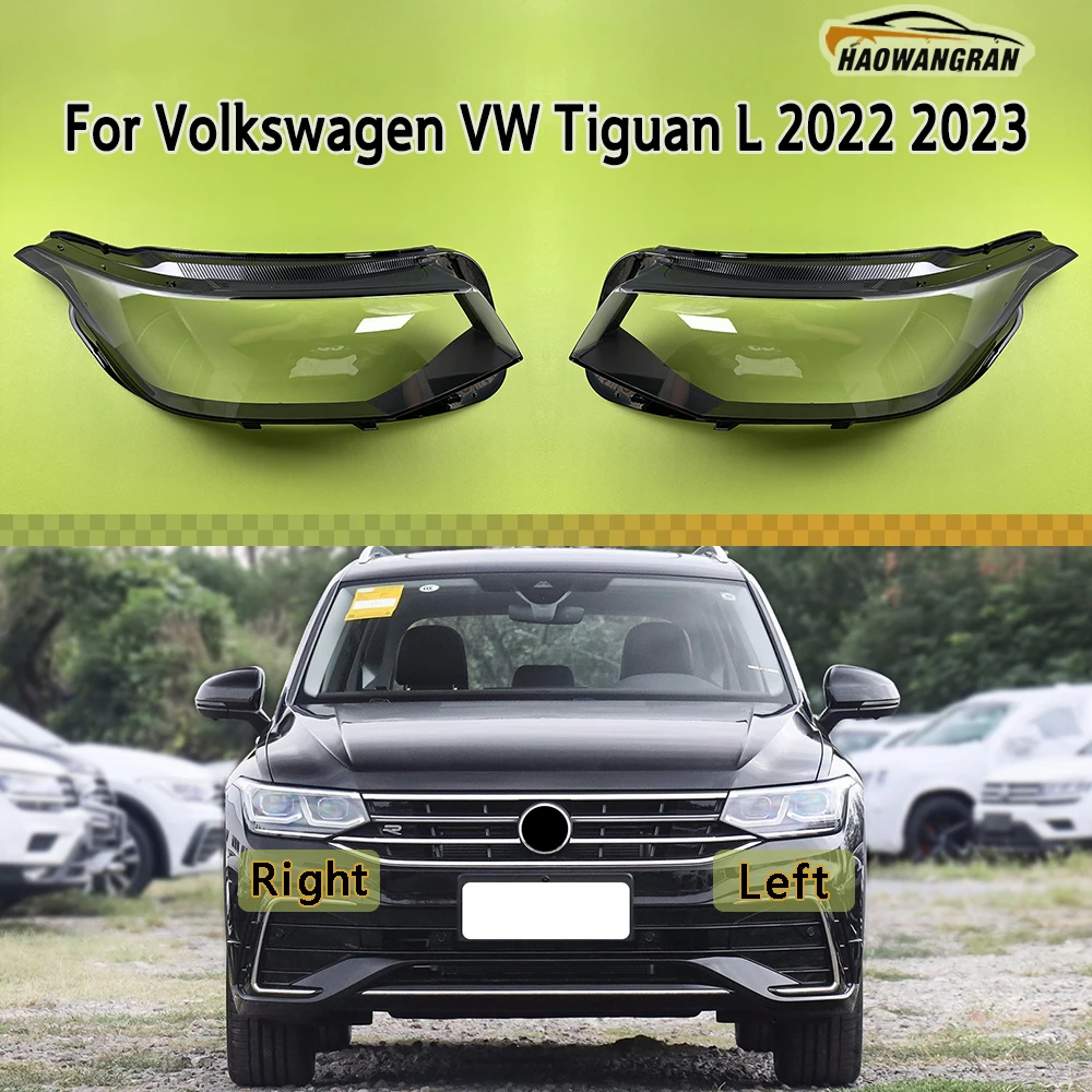 

Headlamp Lamp Shell Headlight Cover Transparent Lens Plexiglass Replace Original Lampshade For Volkswagen VW Tiguan L 2022 2023