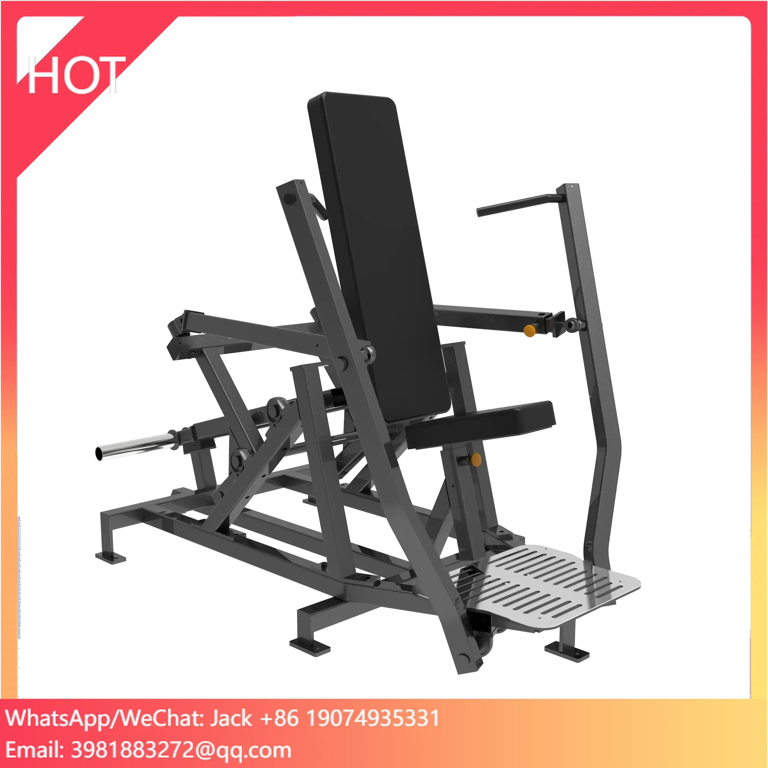 2025Professional Plate Loaded Chest Press Machine Exercise Gym Equipment For Bodybuilding