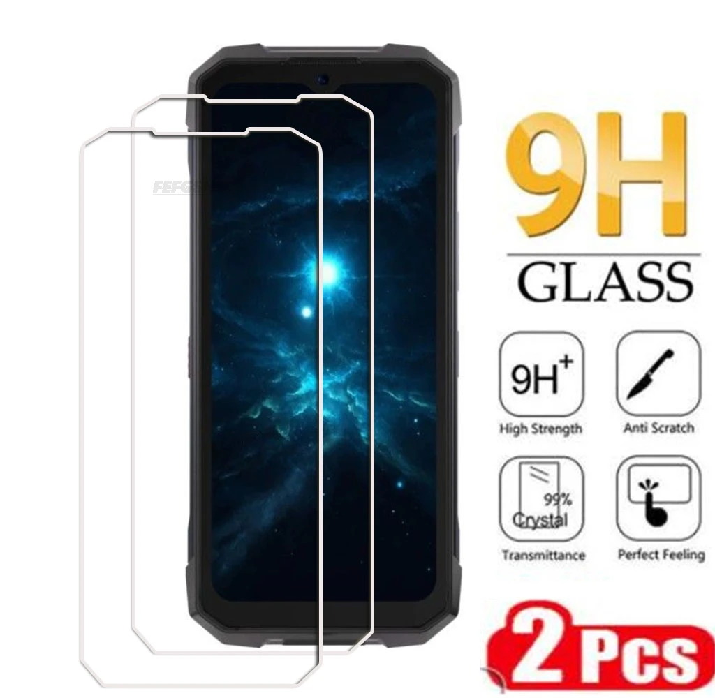 2PCS 9H HD Tempered Glass For HOTWAV Hyper 7S 6.6