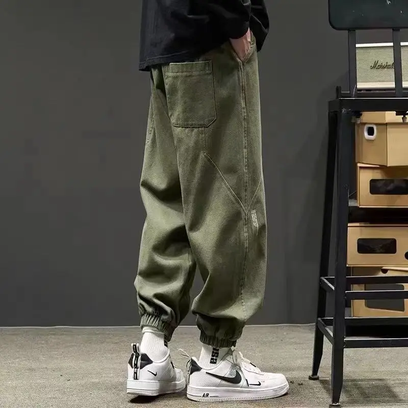 Arbeitskleidung Hosen männer Frühling Herbst Japanischen Lose Vintage hose jogger männer Herrenmode Sport Hosen