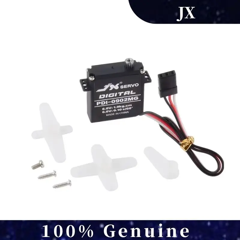 JX PDI-0902MG 9,4 g 2,6 kg Cyfrowe standardowe serwo o wysokim momencie obrotowym do samolotów RC, robotów, helikopterów, precyzyjnej kontroli