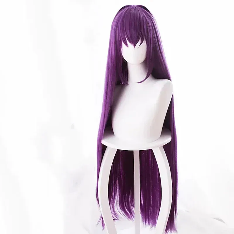 Fate/Grand Order 코스프레 가발 - 여성용 보라색 - 애니메이션 가발 - 할로윈 및 크리스마스 파티에 적합