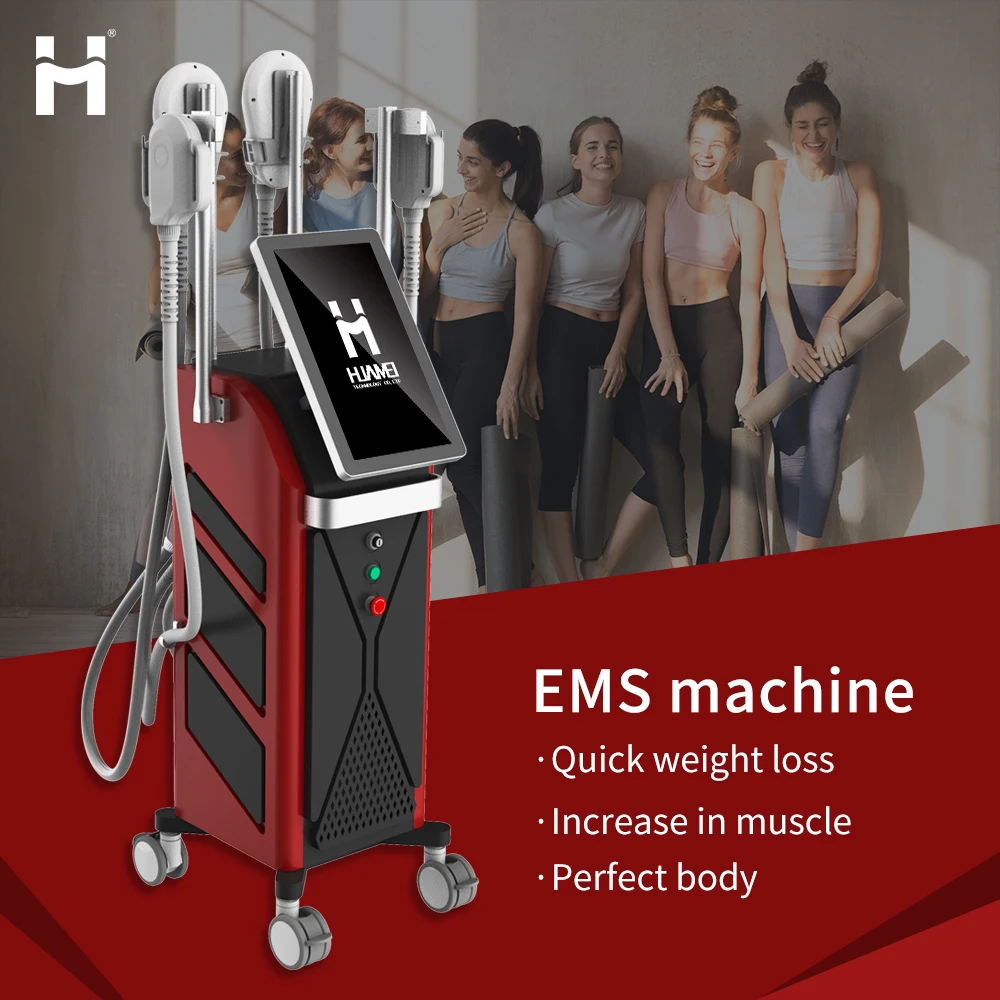 Huamei Circslim Fat Burning Body Sculpt Muscles Stimulate Body Sculpting 2-4 Handles Electronic Muscle Stimulate Machine