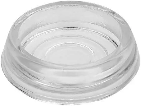 

Набор из 12 прозрачных стеклянных подставок для мебели — 2 круглых защитных напольных покрытия ручной работы диаметром 9/16 дюймов для стульев, столов, диванов — элегантный Ca