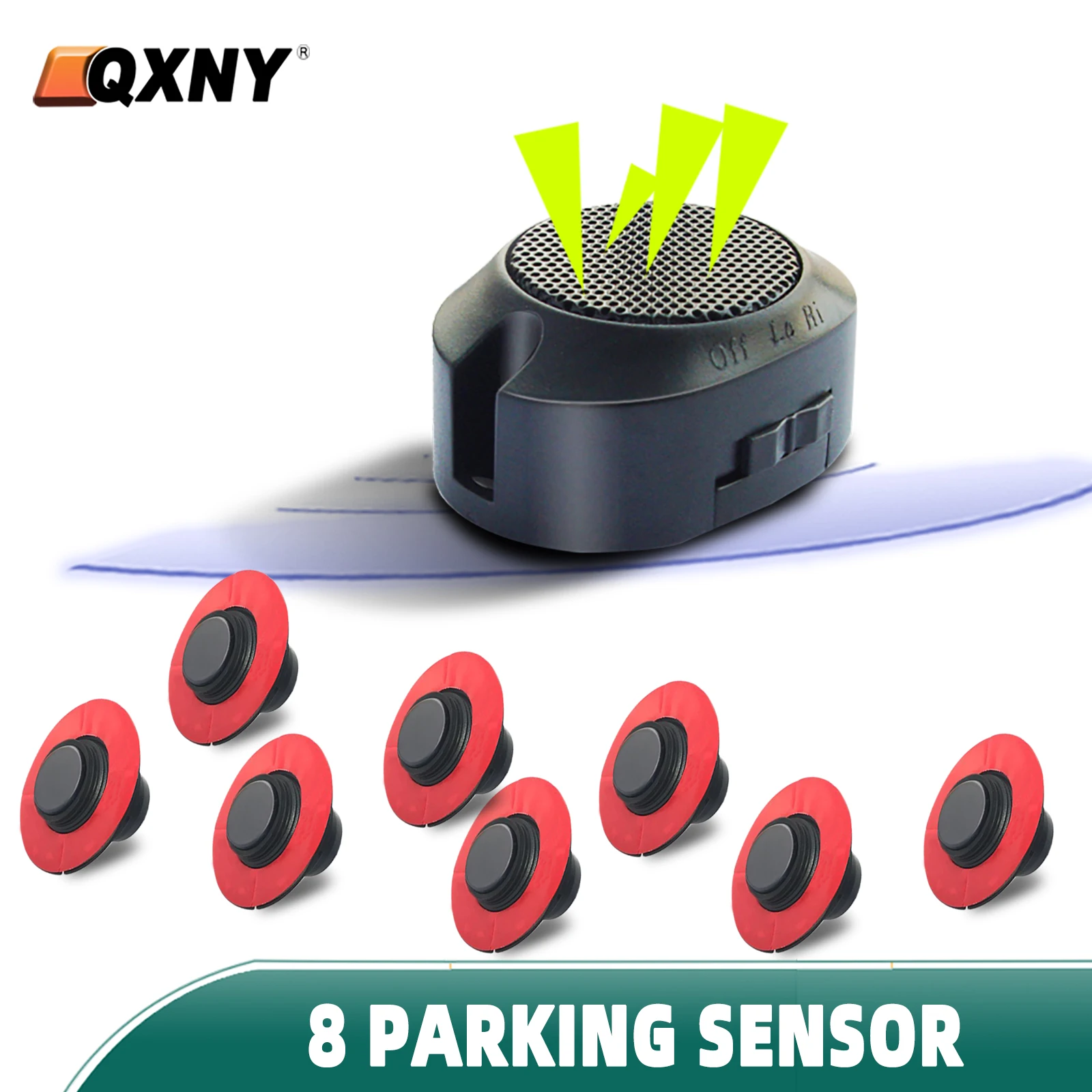 

8 Parking Sensors Embedded 8 Parktronic Original Plane for Bumper Adjustable DepthTo Assist Rear and Front Backup Radar System