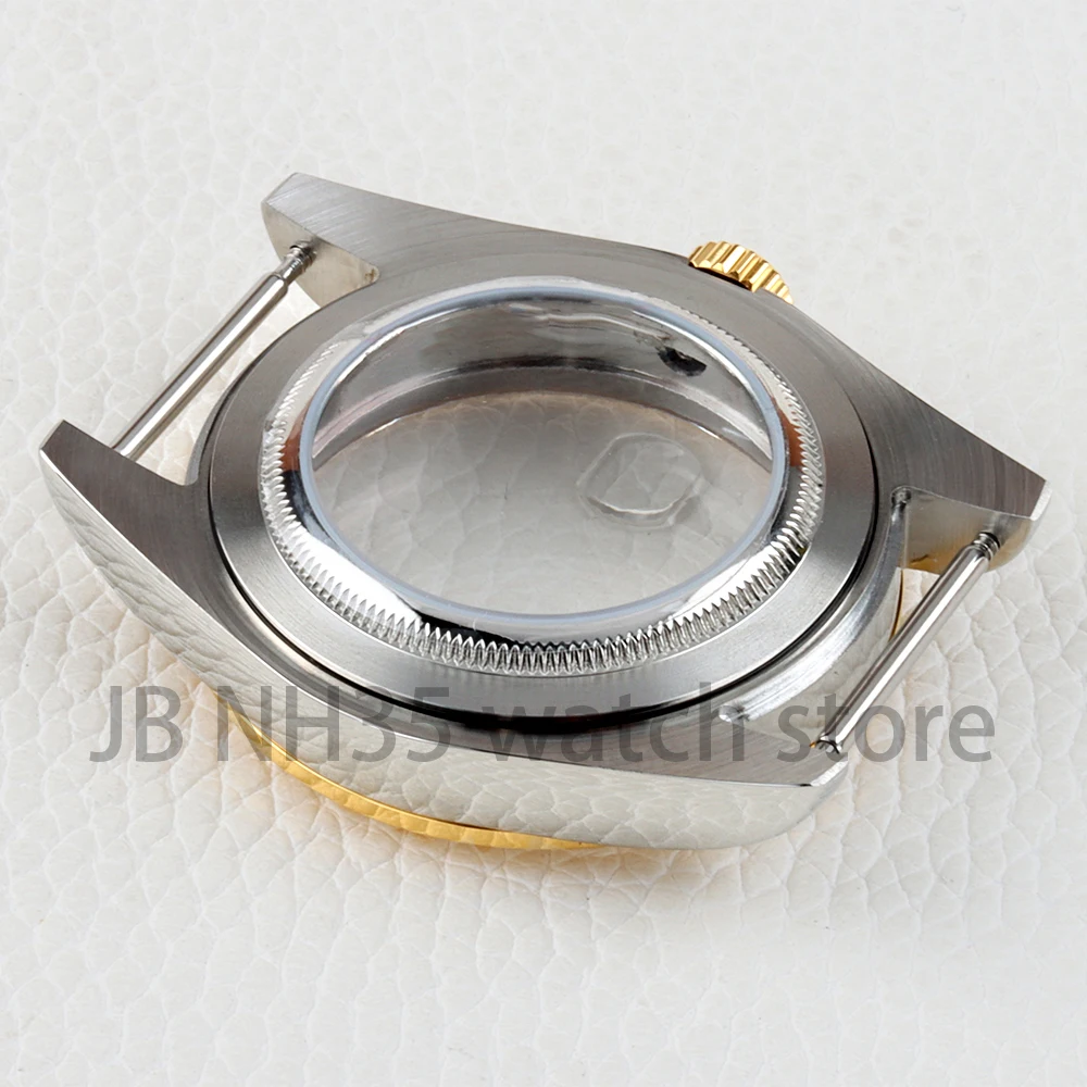 36mm/39mm Watch Case Sapphire Glass for Datejust NH35 NH36 Movement 28.5mm Dial Solid 316L Stainless Steel With or No Date