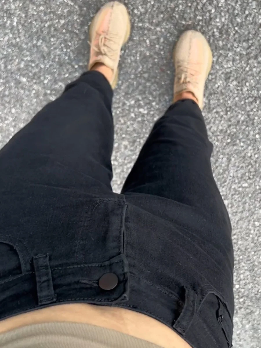 Jeans da donna foderati in Fce a vita alta elastica Bla Autunno Inverno Nuovo Sle plus Size Pantaloni dimagranti a nove punte e tubolari