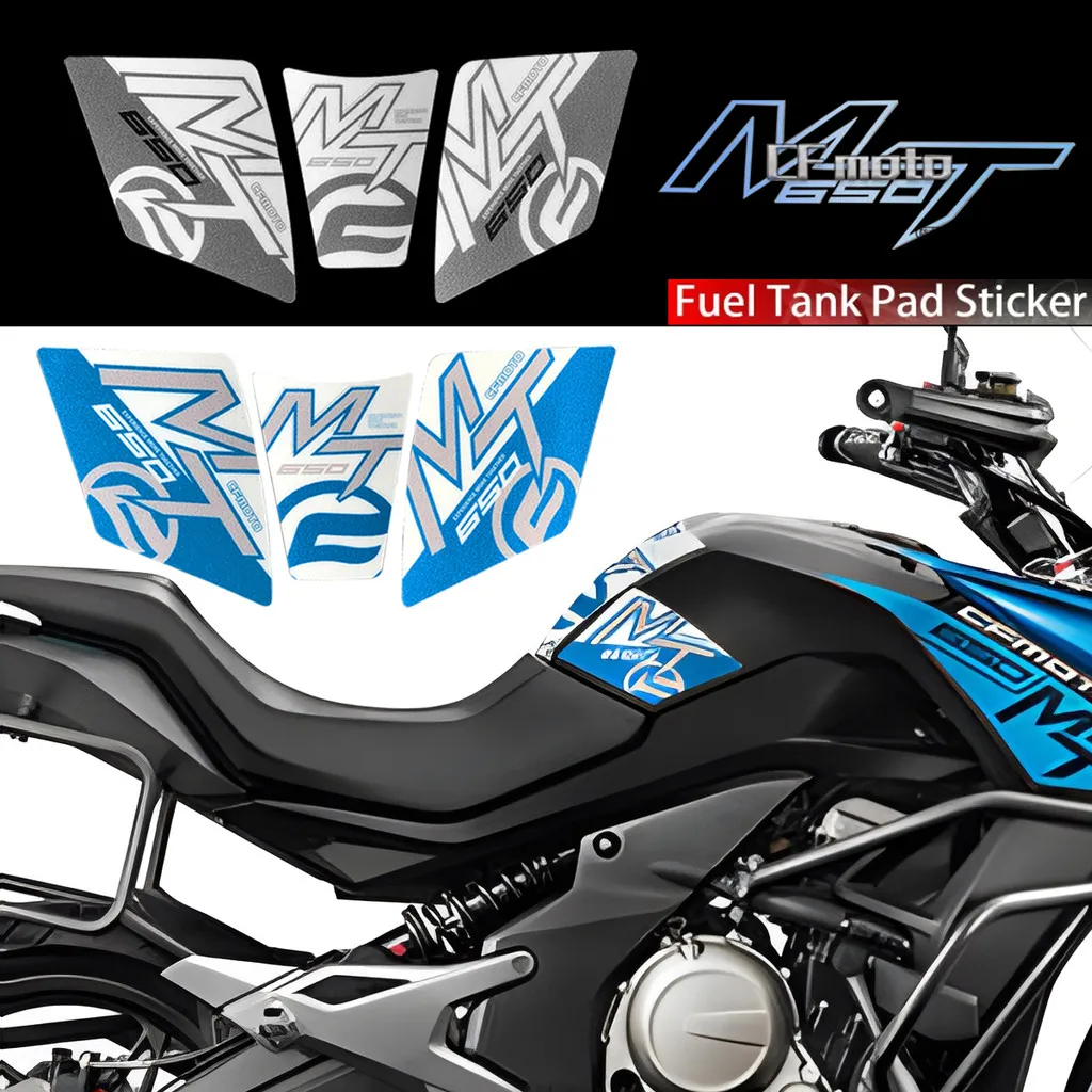 3M Motorcycle Fuel Tank  Anti Slip Sticker Gas Knee Grip Frosted Decal for CFMOTO 650 MT CF 650mt