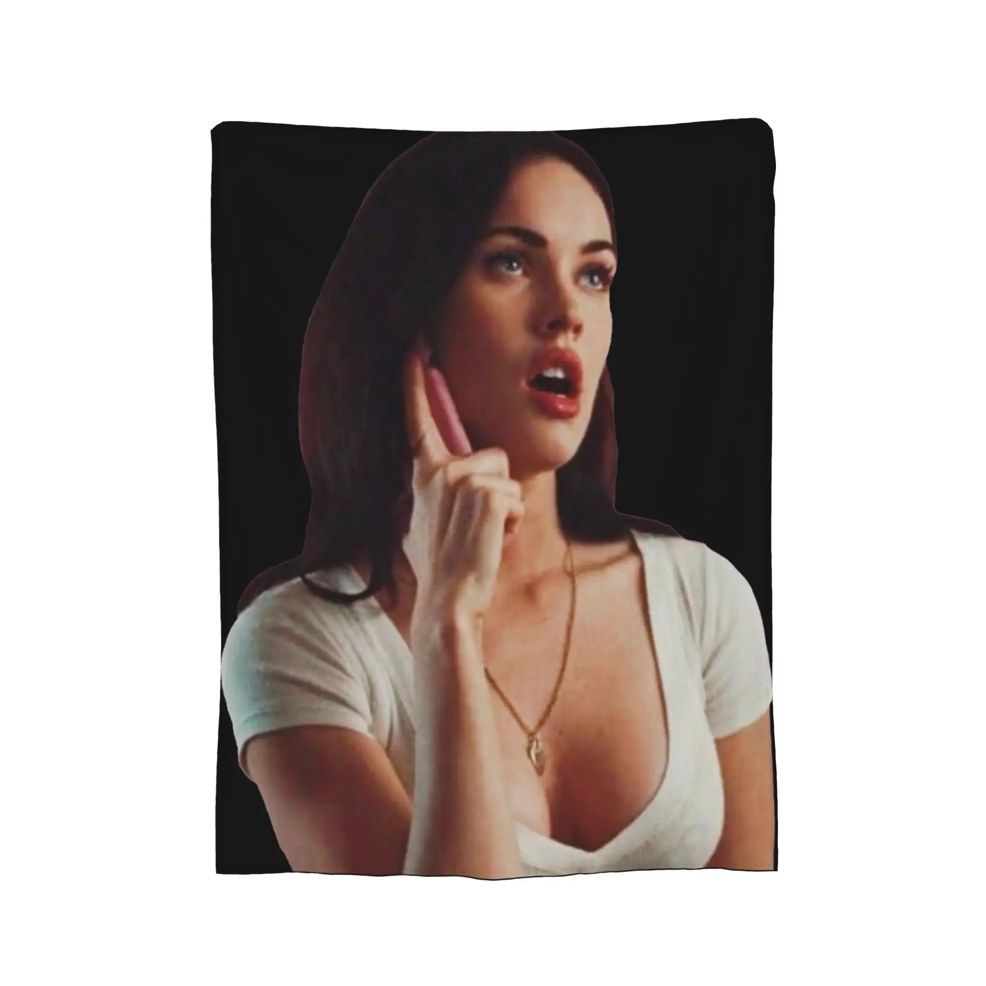 Jennifer's Body Megan Fox Blanket Flannel Textile Decor  Portable Soft Throw Blankets for Home Couch Quilt