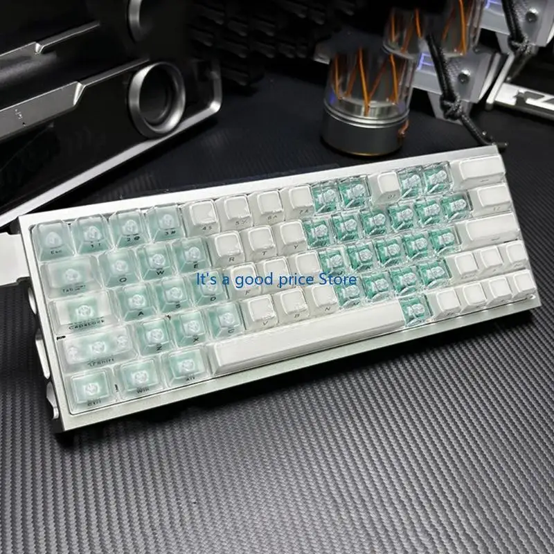  Metal Aluminum Keyboard Case for GH60 GT60 Mechanical Keyboards Heat Dissipation