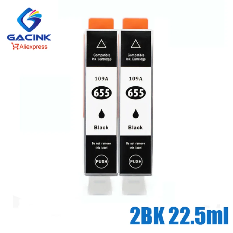 GACINK-Reemplazo de cartucho de tinta para impresora HP655, Compatible con 655, 655XL, Deskjet 3525, 5525, 4615, 4625, 4525, 6520, 6525, 6625