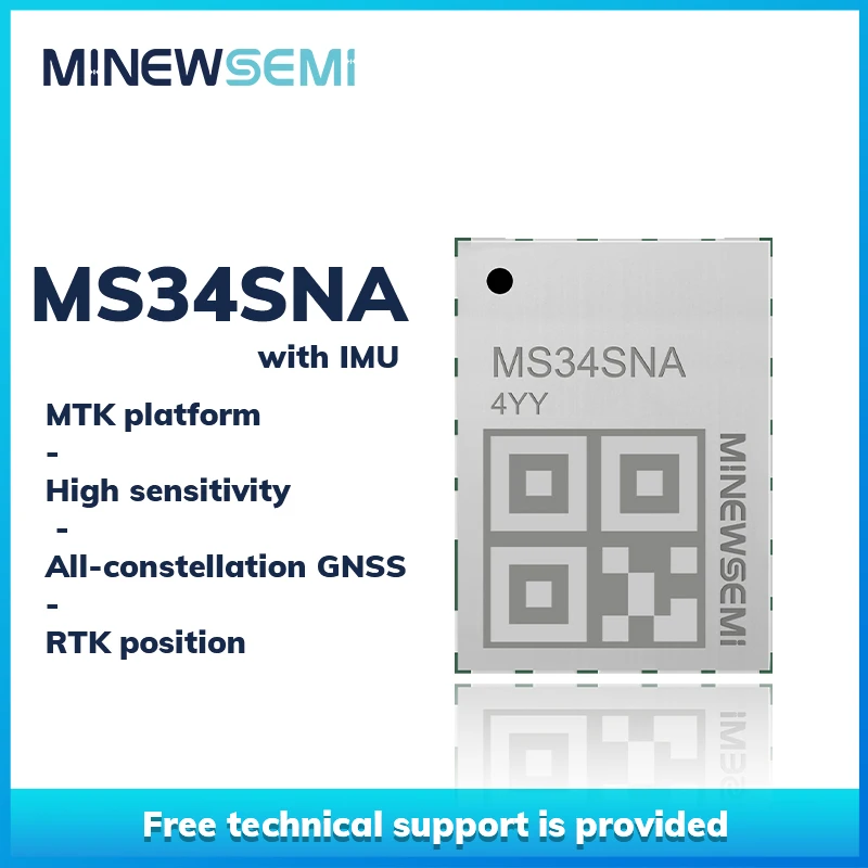 RTK GNSS Tracking Module INS Centimeter Positioning MS34SNA BDS GLONASS GALILEO IRNSS QZSS ( L1+L5) GPS Modules With IMU