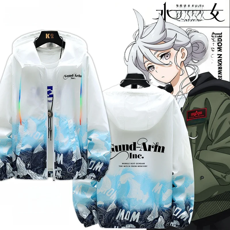 

Ультратонкая солнцезащитная одежда для мужчин и женщин в стиле Mobile Suit Mercury's Witch, весенне-летняя мода