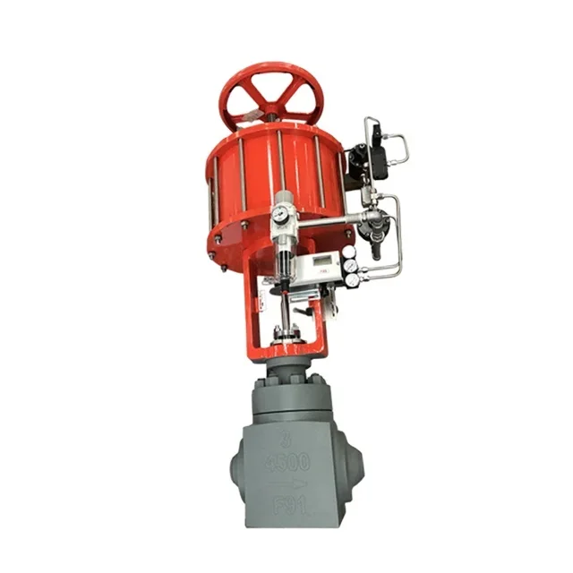 Pneumatic Control Valve Modulating Valve Pneumatic Diaphragm Two Way Regulating Valve With Positioner