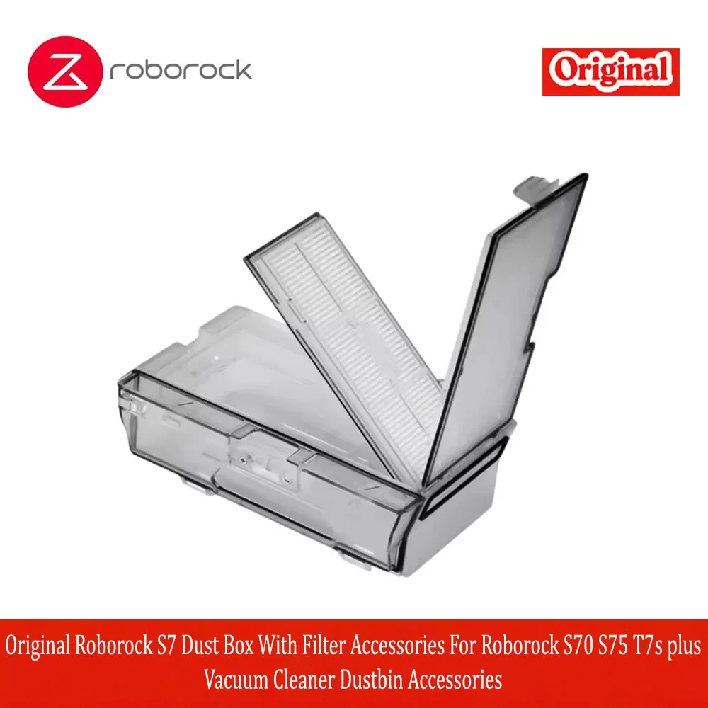 Originele Roborock S7 Stofbox Met Filter Accessoires Voor Roborock S70 S75 T7s Plus Stofzuiger Vuilnisbak Accessoires