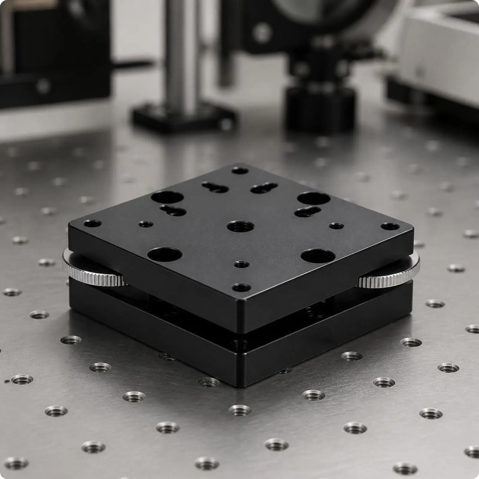 Tilt Displacement Stage Slim for Optical Adjustment, Test Room
