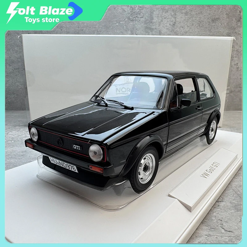 

Модель автомобиля Norev 1/18 Volkswagen Golf GTI 1976, литая под давлением, с полностью открывающимися элементами, черная, для коллекции, подарок на день рождения для мальчиков