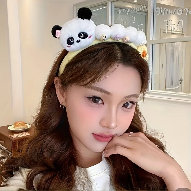Cute Panda Doll Headband for Girls