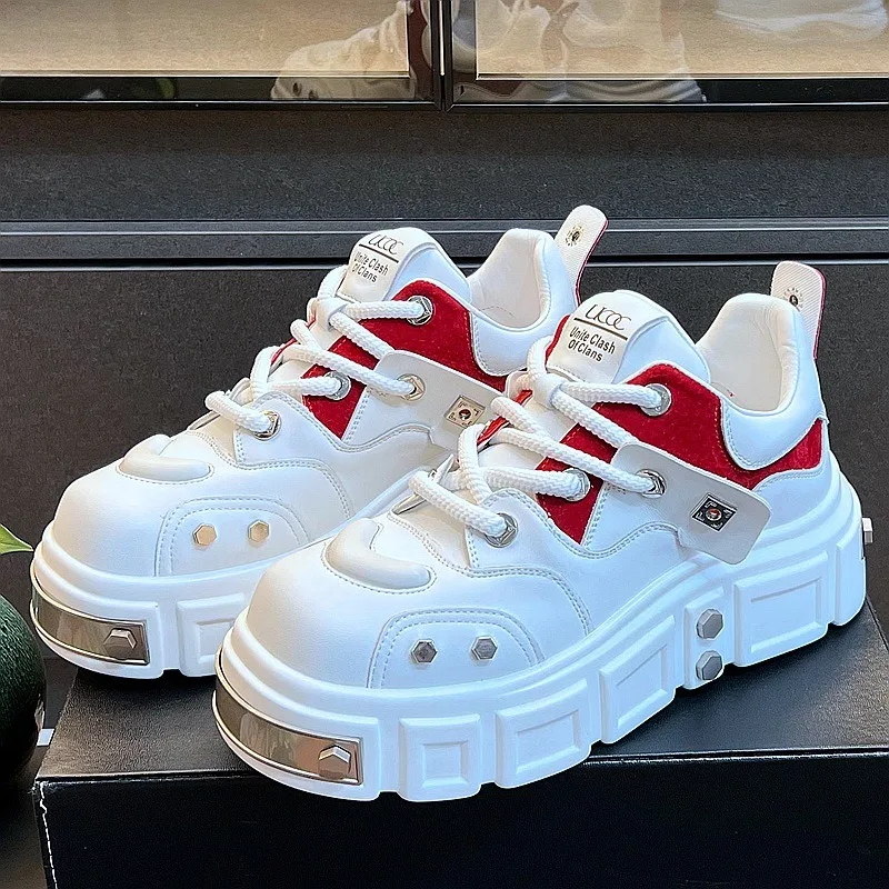 أحذية رجالية للخريف والشتاء أحذية رياضية كاجوال من الجلد للتزلج والمشي لمسافات طويلة في الهواء الطلق أحذية مصممين فاخرة أحذية تنس للجري Zapatos #4