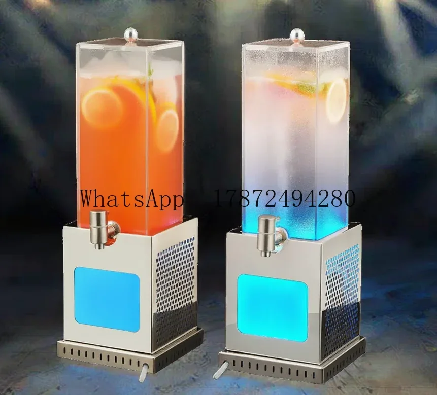 Cold Beer Beverage Dispenser 5L Luminous Portable Plastic Beer Tower Refrigerated Machine Wholesale