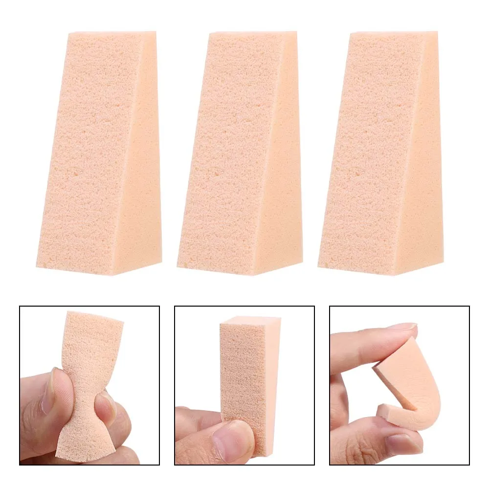 Soft Triangle Makeup Sponge 80/100Pcs Portable Dry and Wet USe Powder Puff Foundation Concealer Cream Cosmetic Puff Makeup Tools