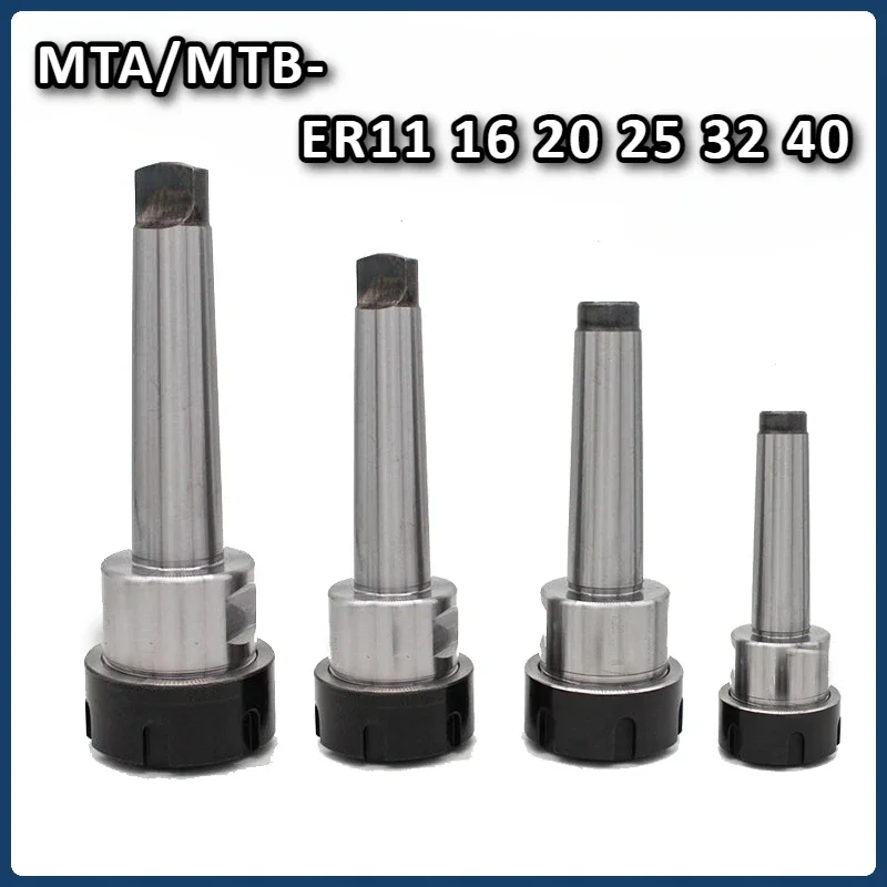 

MT-ER Toolholder MTA2 MTA3 MTA4 MTB2 MTB3 Morse Taper Shank Tool Holder ER11 ER16 ER20 ER25 ER32 ER40 CNC Machining Center