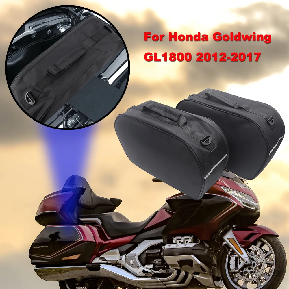 

For Honda Goldwing GL1800 1800 F6B 2018-2020 waterproof bag 2012-2017 Motorcycle Trunk Saddlebag Saddle bags Liner Set inner bag