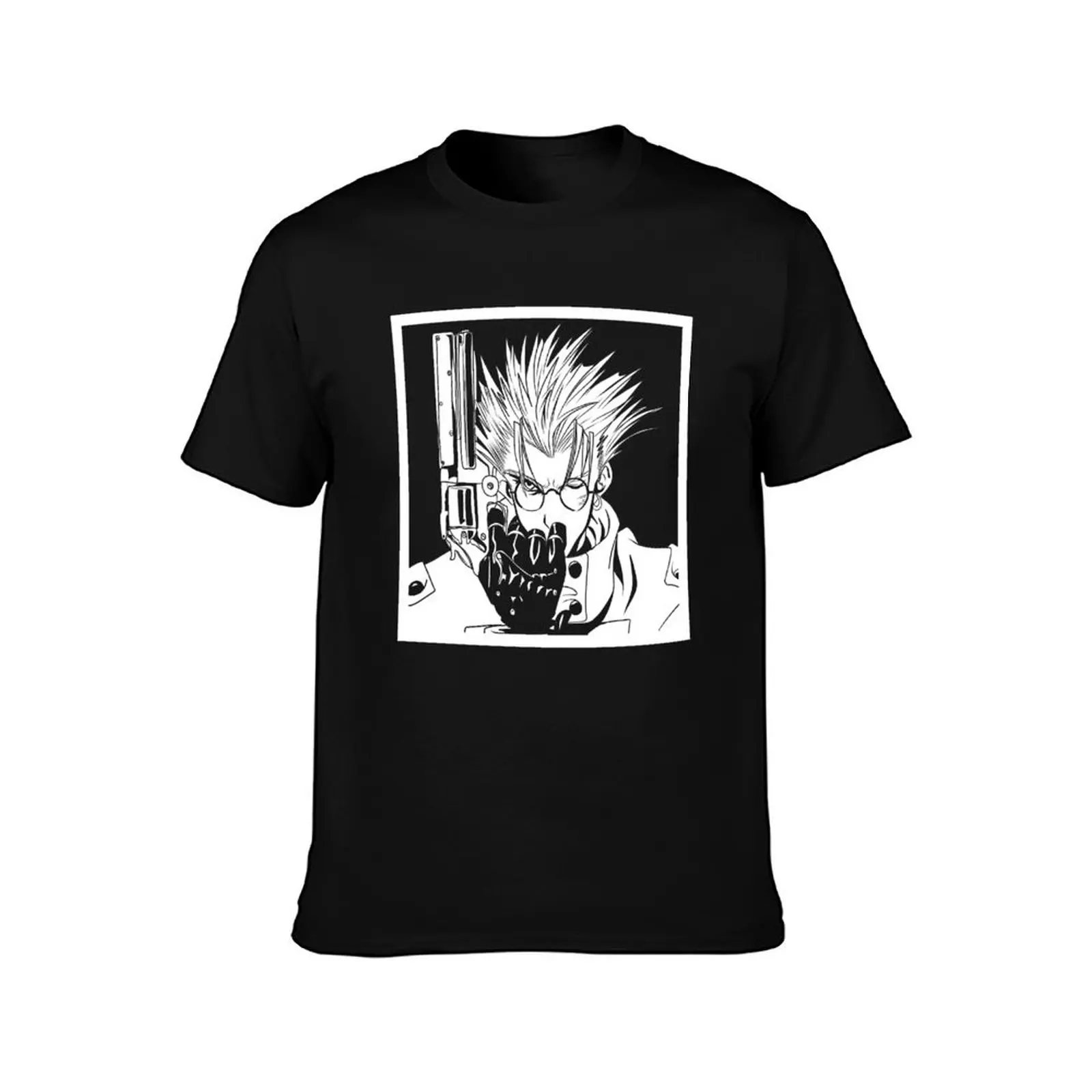 VASH THE STAMPEDE T-Shirt Non-Shrink Basic Cotton T-Shirt