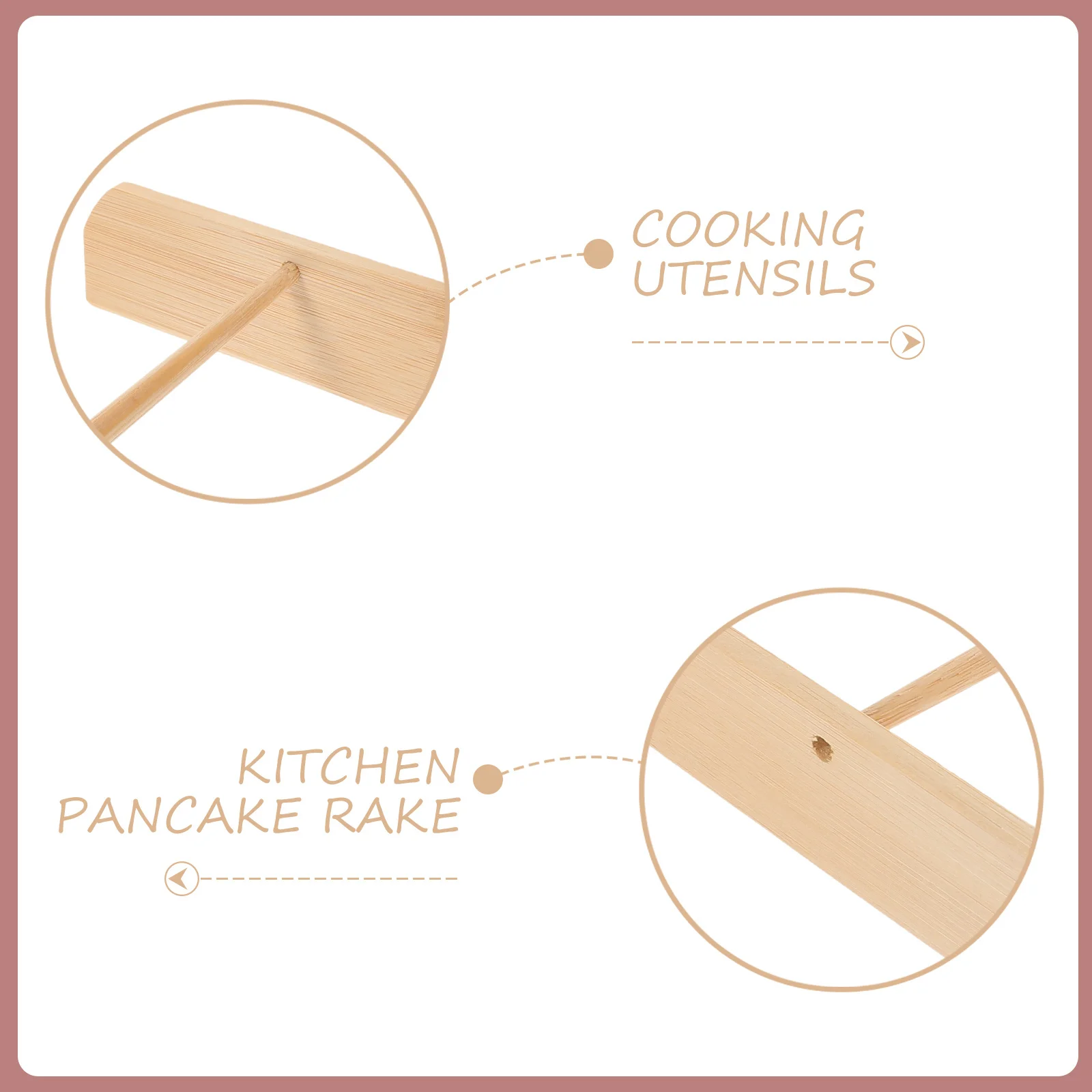 

Bamboo Crepe Spreader 23X13X3.5Cm Lightweight Kitchen Tool For Pancakes Crepes Homemade Restaurant Quality Wooden Crepe