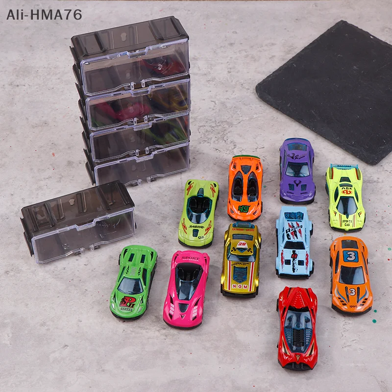 5Sets Toy Cars 1: 64 Alloy Sliding Car Sports Car Racing Car. As A Collection And Home Decoration Halloween Christmas Gift