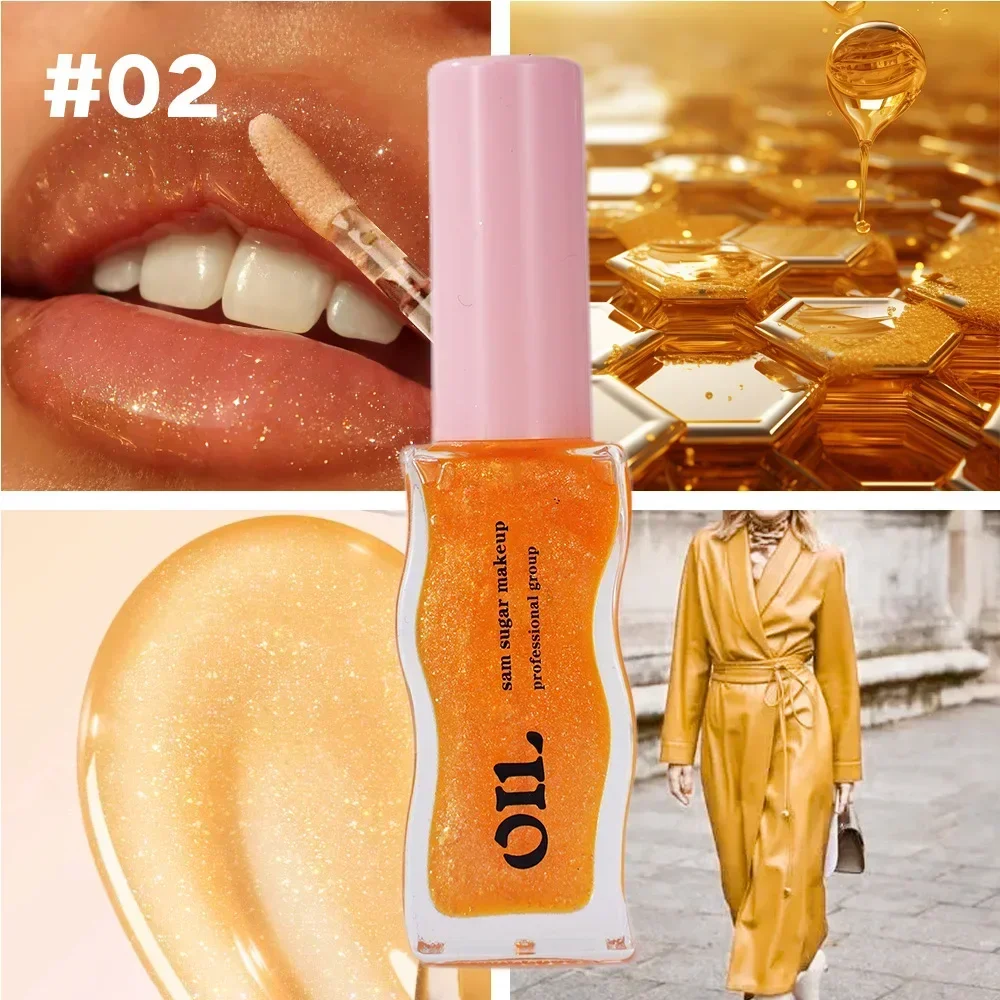 Batom Líquido Temperatura Hidratante, Cor mel, Longa Duração, Óleo de Maquiagem Labial, Cuidado Labial, Favorito de Festa, 8ml, 3ml, 2024