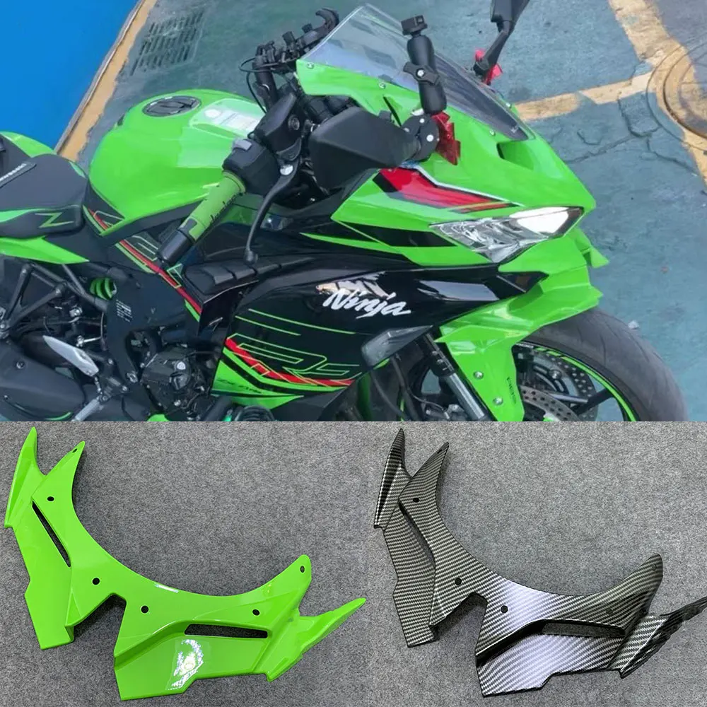 For Kawasaki Ninja ZX4R ZX4RR ZX-25R ZX25R Motorcycle Mirrors Front Fairing Winglets Aerodynamic Wing Side Wings Spoiler Fairing