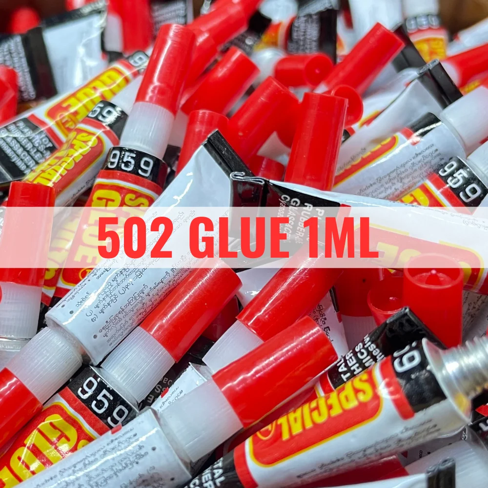 10/20/50pcs Super Liquid Universal Shoe Repair Glass Cyanoacrylate Glue Stationery Shop Nail 502 Instant Strong Adhesive