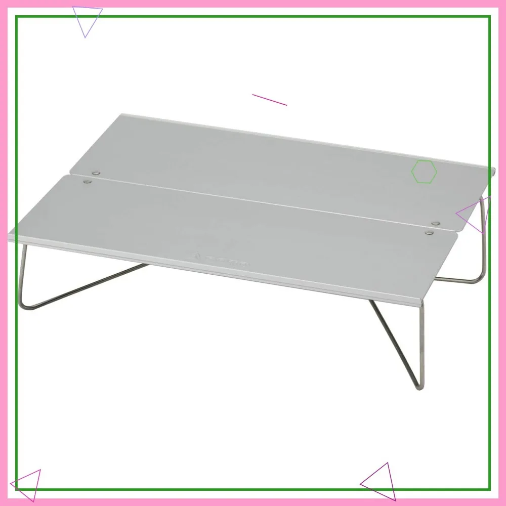 Portable Mini Pop-Up Aluminum Table - Lightweight Foldable for Outdoor Picnic Camping