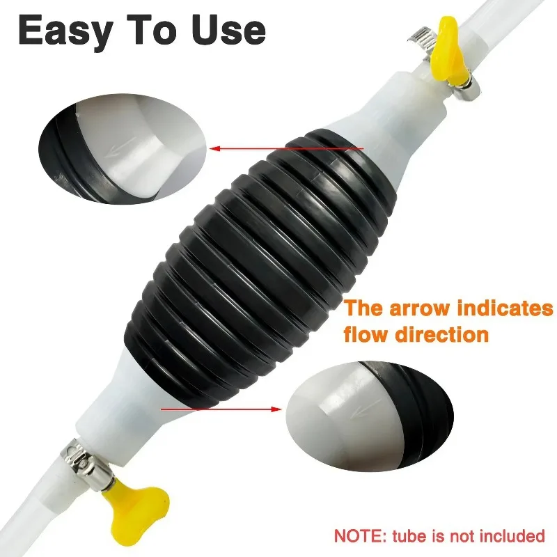 Car Fuel Gas Hand Primer Manual Pump Fuel Transfer Tool Line Pump for Automotive Repair Fuel Pumps Tool