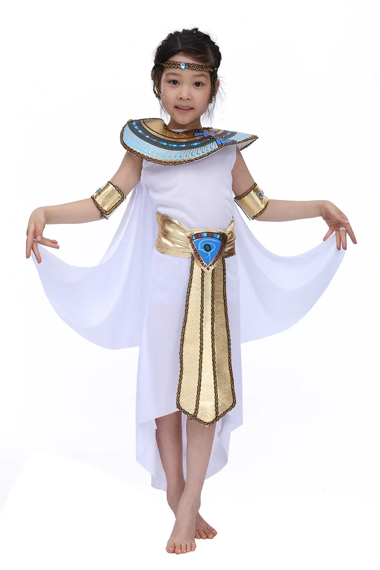 Robe de cosplay du pharaon d'Aleopatra pour garçons et filles, costume d'Halloween, drame moderne, sexy, offre spéciale