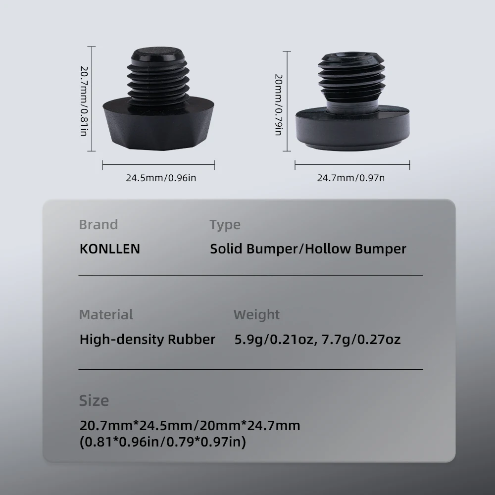 Оригинальный бампер для бильярдного кия Konllen имеет полый и прочный, подходит для бильярдных киев Konllen.