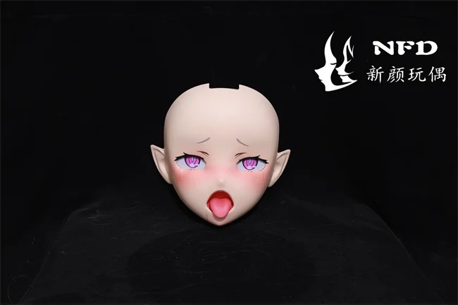 (NFD41——1)Customize Full Head With Lock Crossdress Doll  Female/Girl Japanese Anime Cartoon Character Kig Cosplay Kigurumi Mask