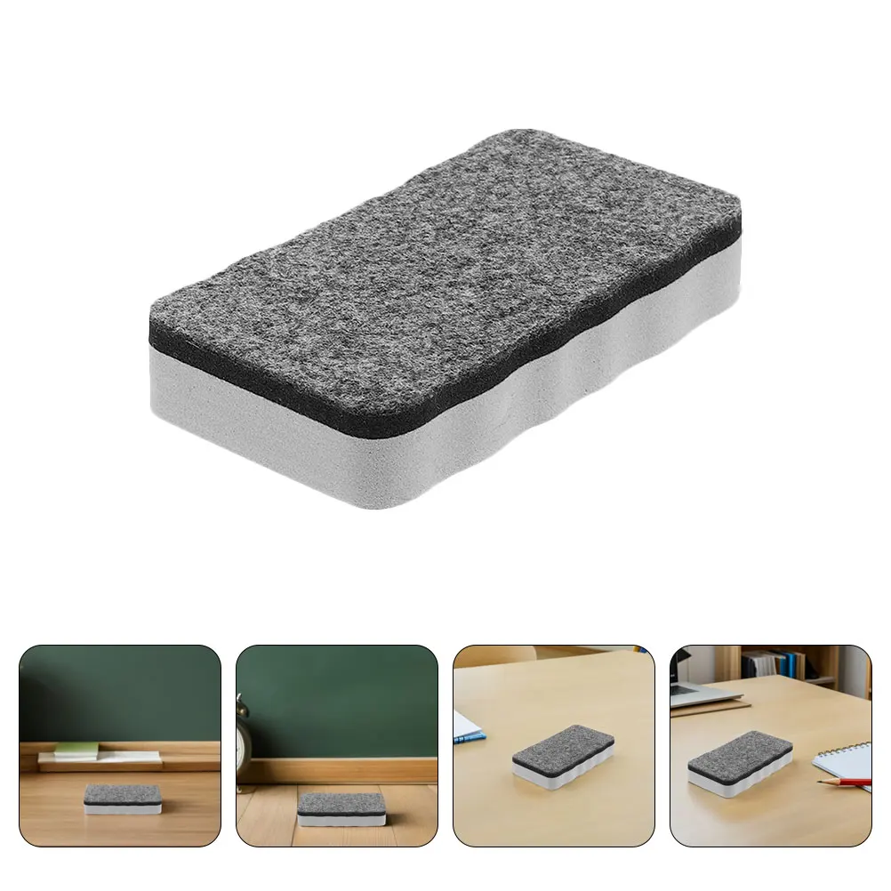 20 Pcs Magnetic Whiteboard Eraser Cleanser Felt Cloth Classroom
