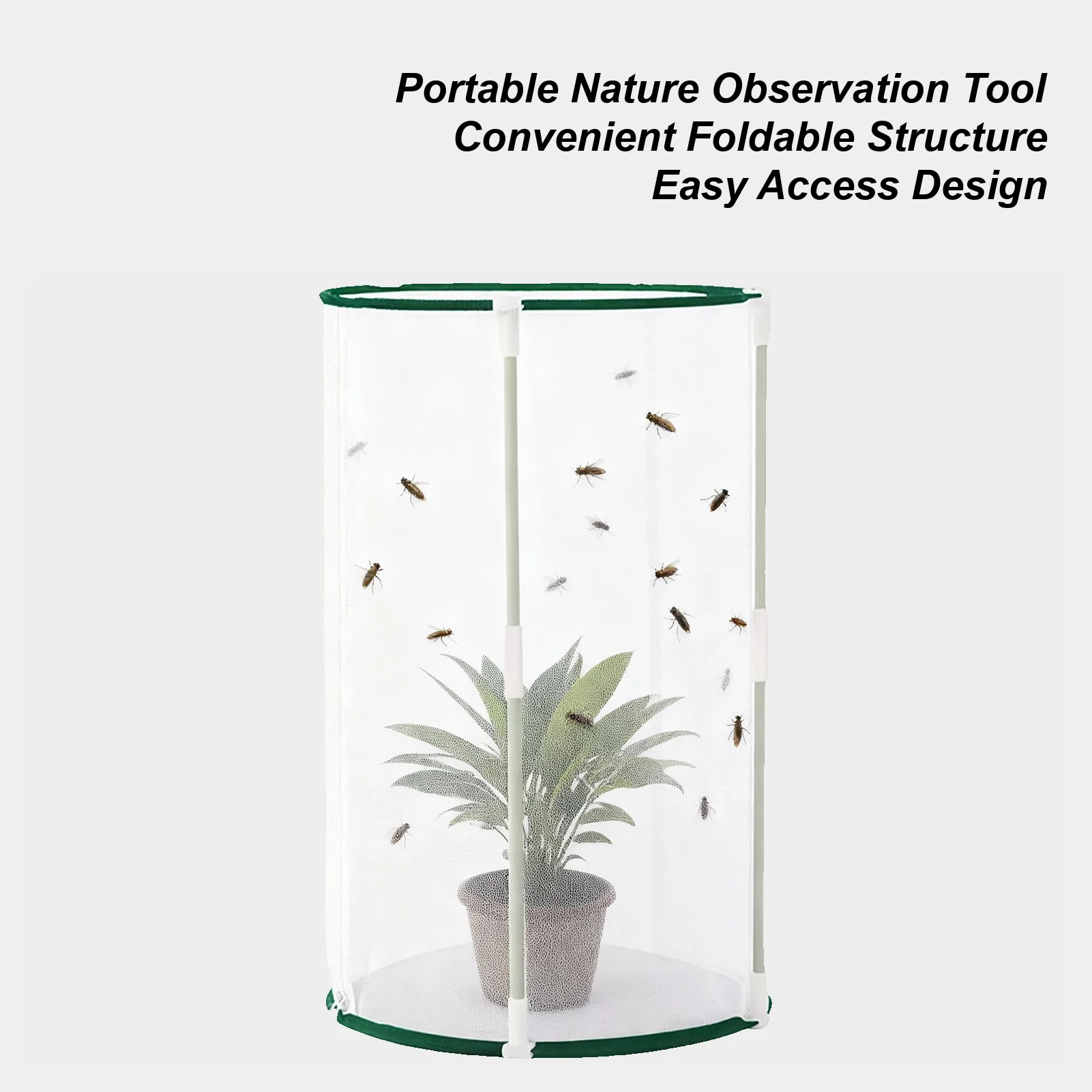 

Дышащая прозрачная сверхмощная уличная террариумная палатка для выращивания, гусеница, дом для сада, двора, патио, балкона, лужайки