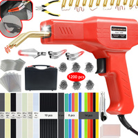 220W Upgraded Plastic Welder 3 in 1, Plastic Repair Welder Kit Hot Stapler Kit For Car Bumper Repair Kit for Most Plastics