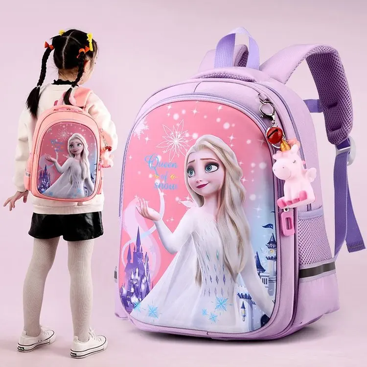 Disney cartoon Children Animal frozen Design Backpack Figure Boys  Pattern Bag Kindergarten Schoolbag Gift