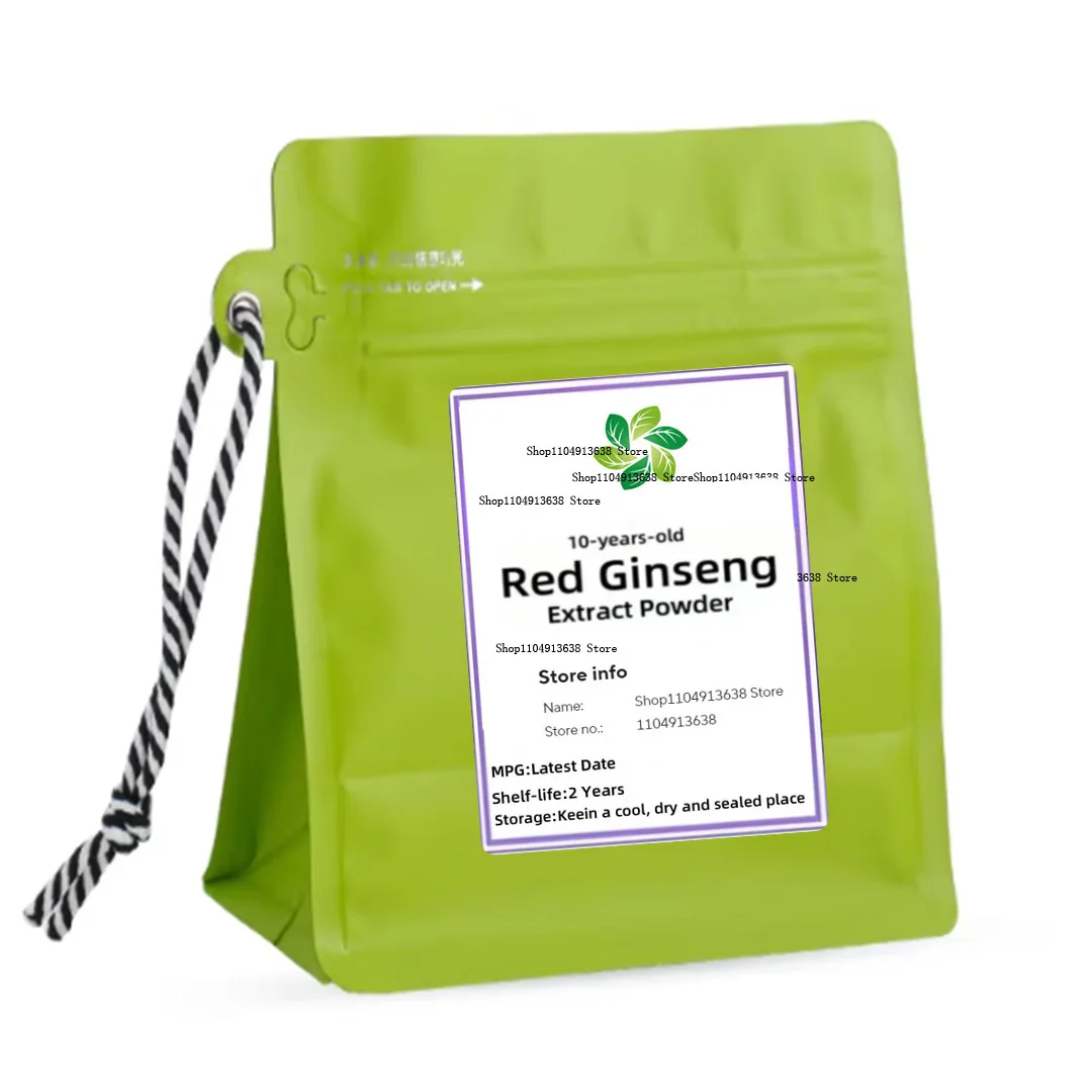 

KOREAN RED GINSENG Extract Powder: Factory-Pro Sealed, Ideal for Home Crafts & Holiday Bright Glitter Uses