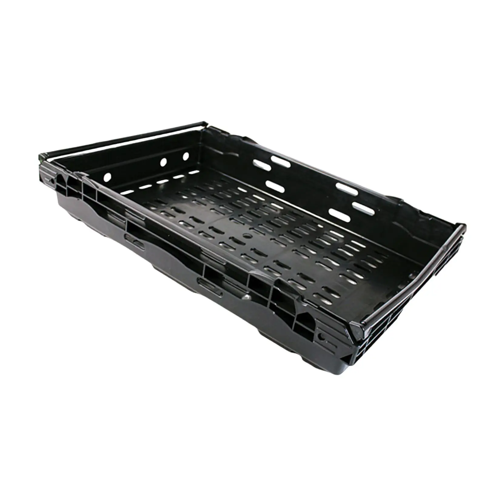 

Rack Storage Tray Restaurant Retail Pantry Ventilated Counter Supermarket Vegetable Fruit Storage Basket Turnover Box on Shelves