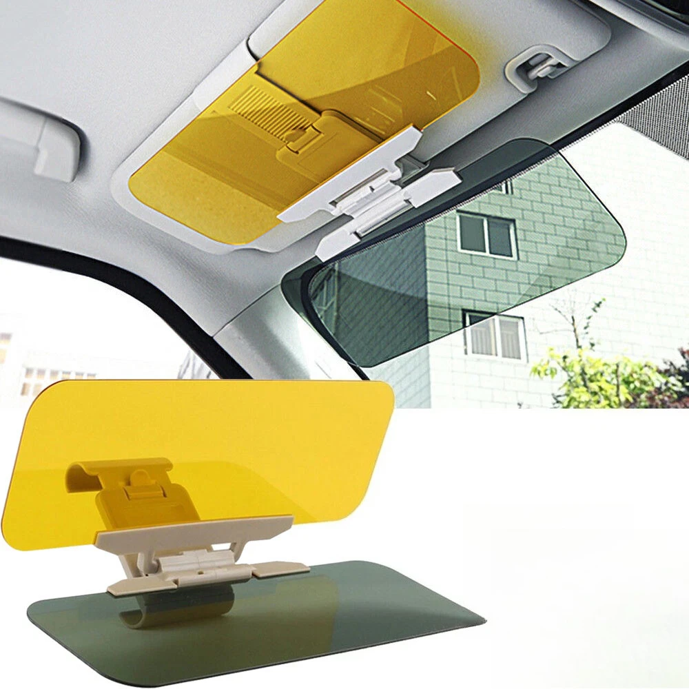 

Foldable Car Sun Visor Driver's Eyewear Anti Anti-Glare Sunglasses UV Protection Day & Night Driving Enhanced Light Glasses