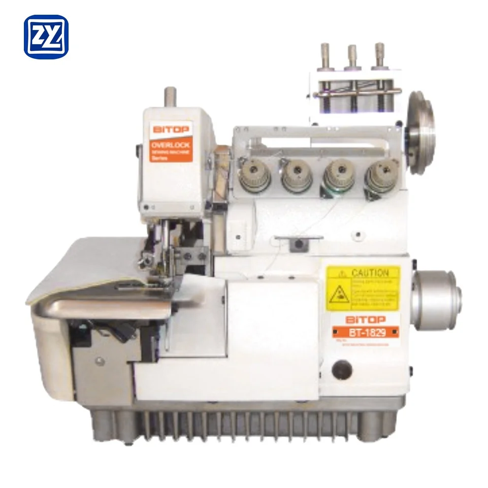 

Shell Shaped Overlock Machine Industrial High Speed Flat-Bed Overlock Stitch Sewing Machine