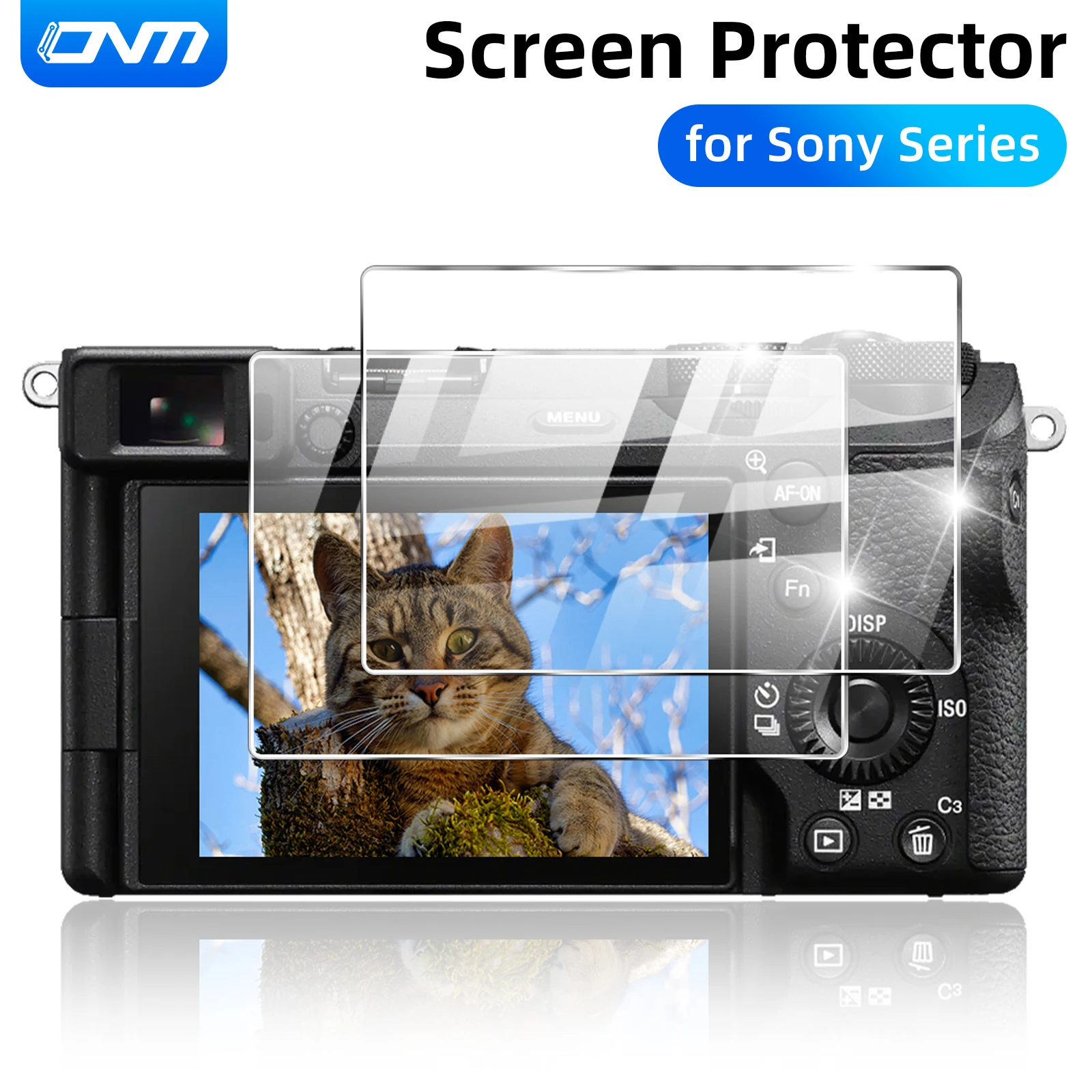 2PCS Tempered Glass for Sony A7II A7III A7IV A7C2 A7CR A7RII A7RIII A7RIV A9 A9II A6700 A6600 A6500 ZV1 ZV1II Screen Protector