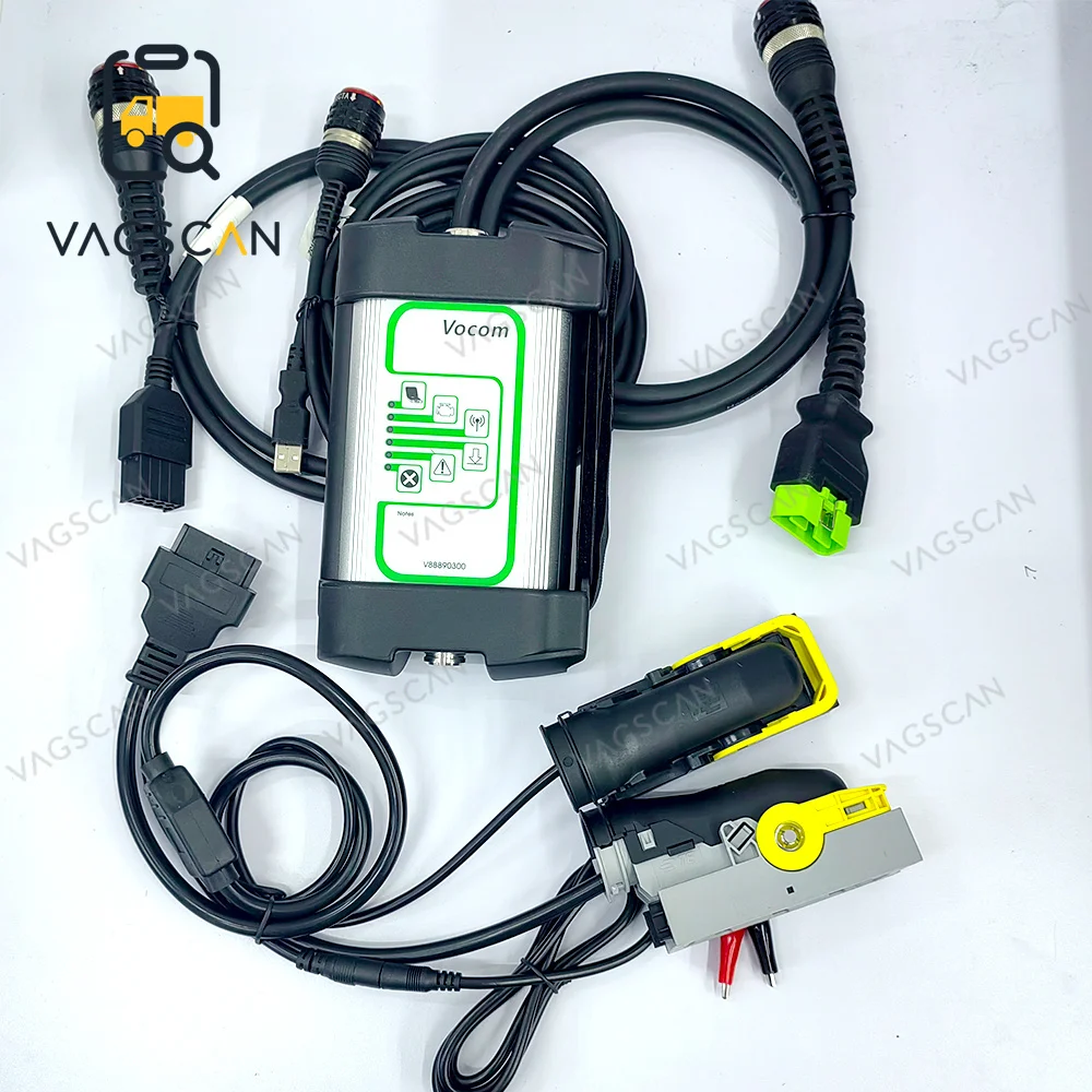 For UD/Mack/ V-olvo/Renault with ecu test cable ECU programming For Vocom Interface Wifi Version Truck Diagnostic Scanner Tool