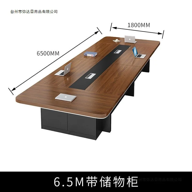 new large conference table long table simple modern desk meeting room table and chair combination rounded corners