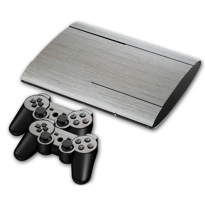 wood Custom Design Console Controllers Cover Vinyl Skin Sticker Decal For PS3 Super slim 4000 Skins Protector